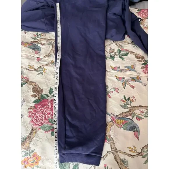 0153 Savage X Fenty Forever Savage Hooded Onesie Navy Blue L NWT - Picture 10 of 10